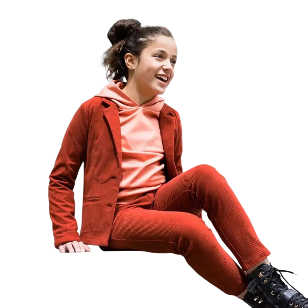 Blazer -- Romy - 122/128 / Rood - kinderkleding