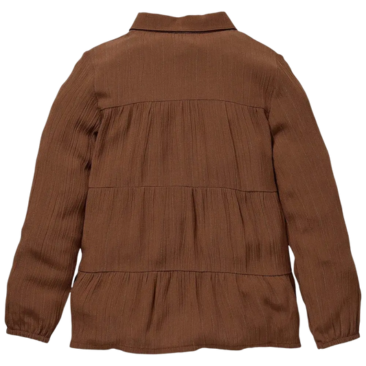 Blouse -- Shanti - 98 / Bruin - kinderkleding