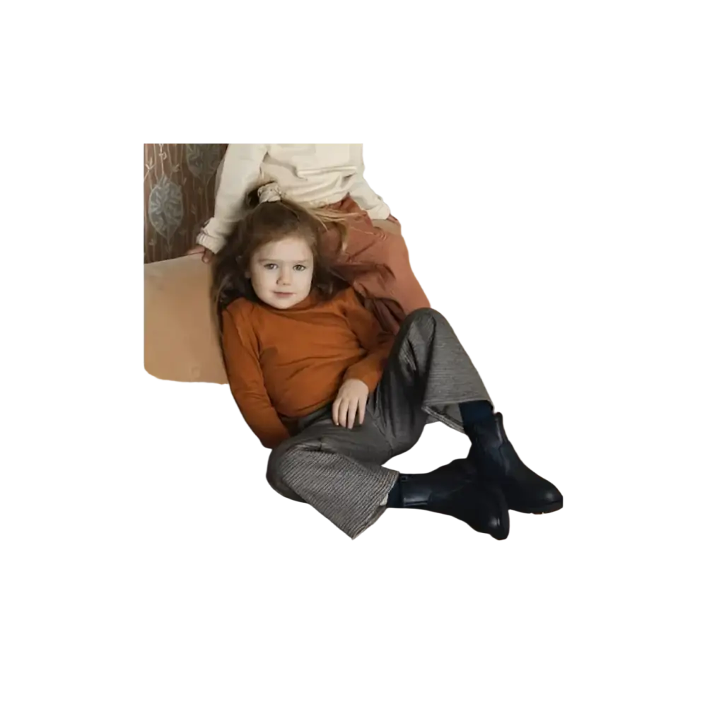 Broek -- Herringbone Wide - kinderkleding