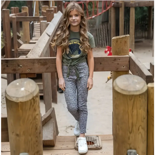 Broek -- Zebra Print - kinderkleding