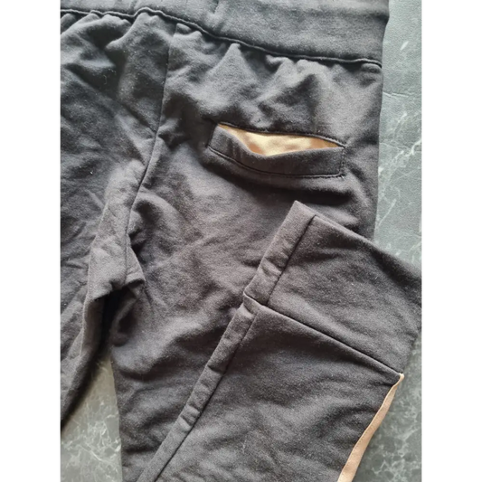 Joggingbroek -- Gold - 98/104 / Zwart - kinderkleding