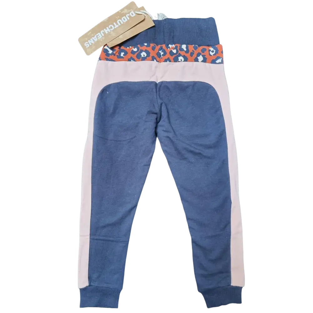 Joggingbroek -- Luipaard - 104 / Blauw - kinderkleding