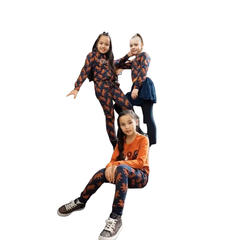 Joggingbroek -- Tijger - 146 / Blauw - kinderkleding