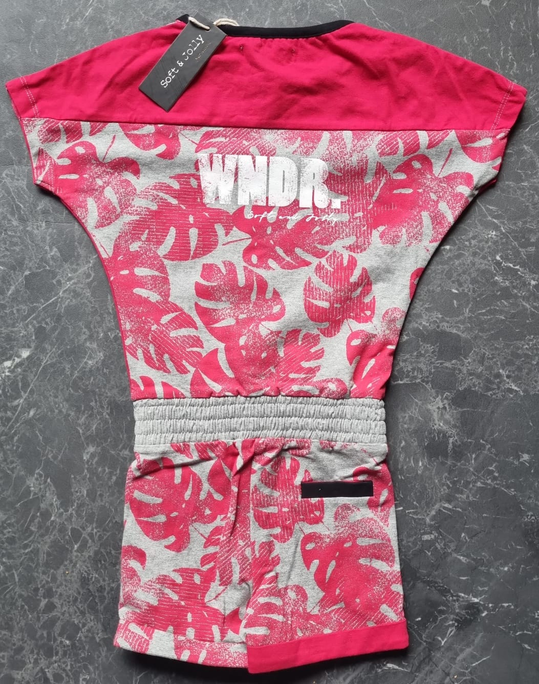 Jumpsuit -- WNDR - 98/104 / Rood - kinderkleding