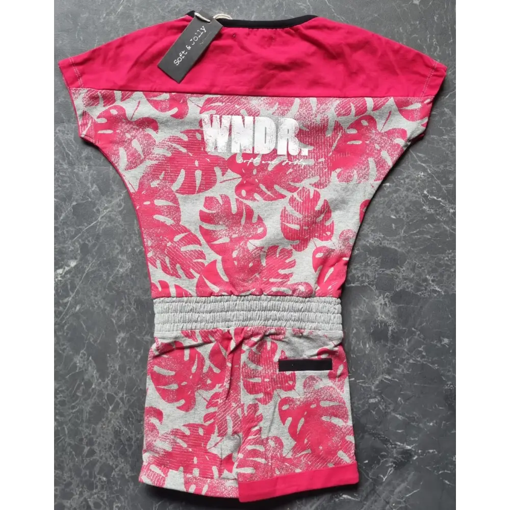 Jumpsuit -- WNDR - 98/104 / Rood - kinderkleding