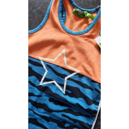 Jurk -- Cato - 86/92 / Blauw - kinderkleding