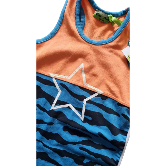 Jurk -- Cato - 86/92 / Blauw - kinderkleding