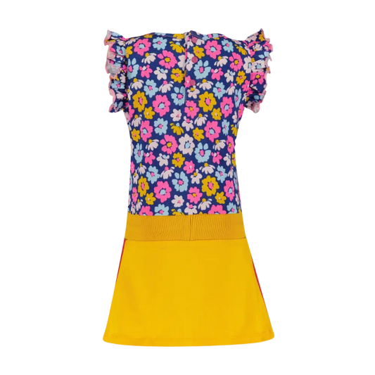 Jurk -- Chaya - 140 / Geel - kinderkleding