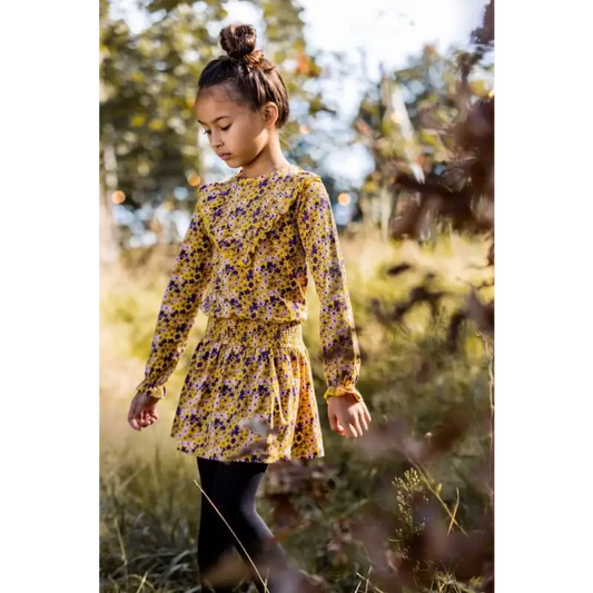 Jurk -- Karmen - 98/104 / Geel - kinderkleding