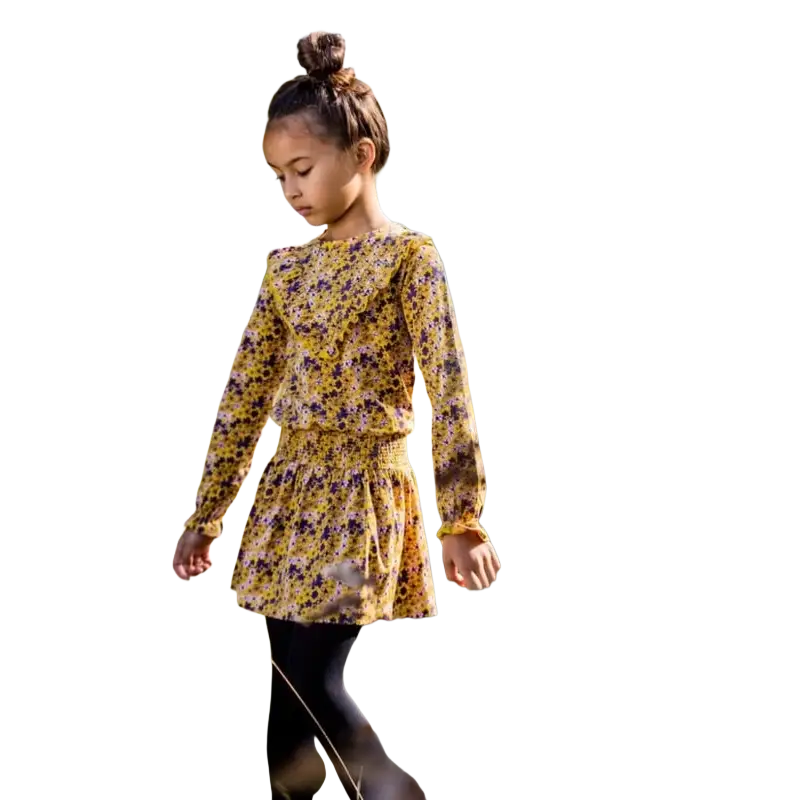 Jurk -- Karmen - 98/104 / Geel - kinderkleding