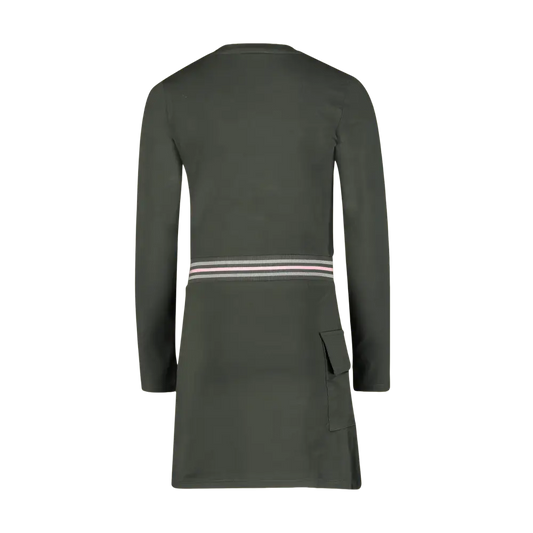 Jurk -- Olive - 92 / Groen - kinderkleding