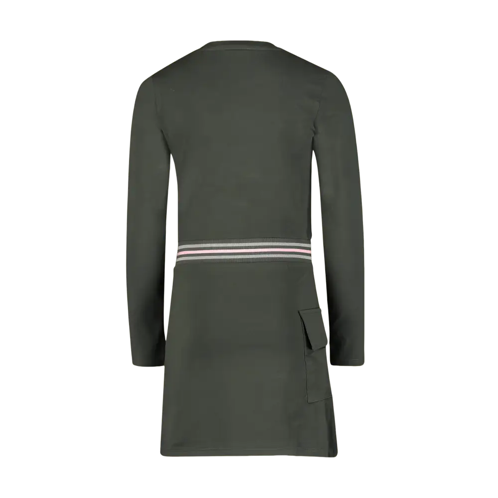 Jurk -- Olive - 92 / Groen - kinderkleding