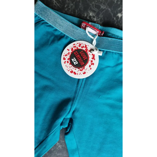 Legging -- Basic22 - 98/104 / Blauw - kinderkleding