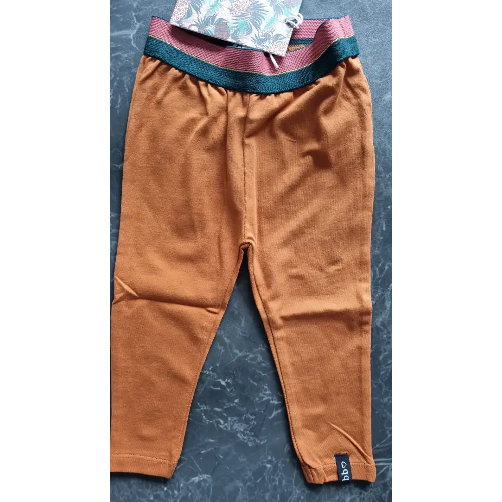 Legging -- Fun - 74 / Bruin - kinderkleding