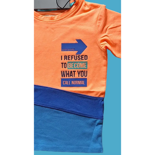 Longsleeves -- Maarten - 92 / Oranje - kinderkleding