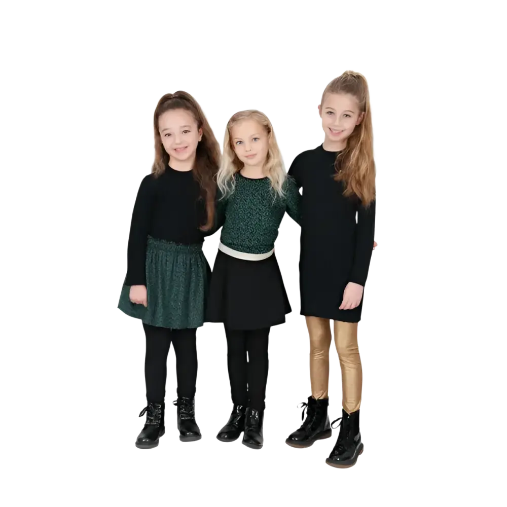 Rok -- All-over Leaves - kinderkleding