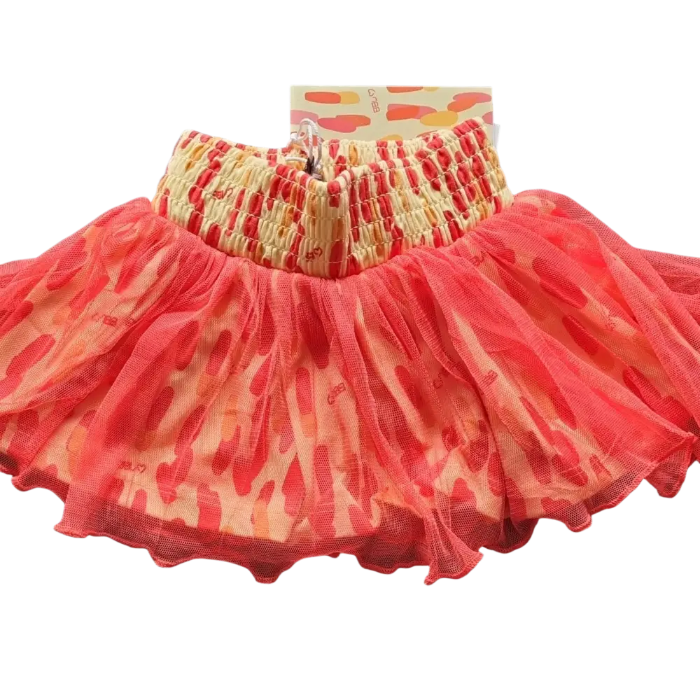 Rok -- Fun Stains Pink - 68 / Geel - kinderkleding
