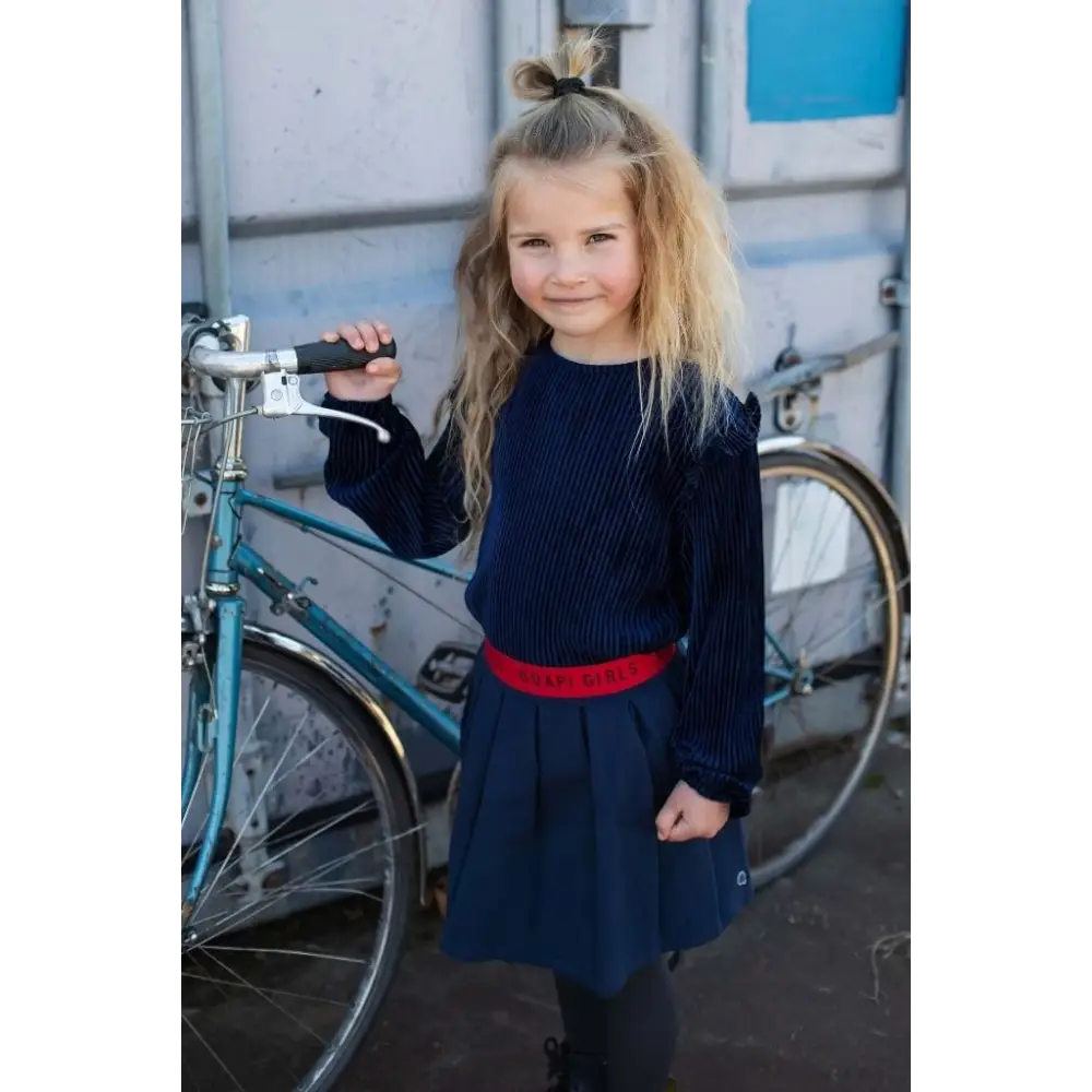 Rok -- Klasien - 92 / Blauw - kinderkleding