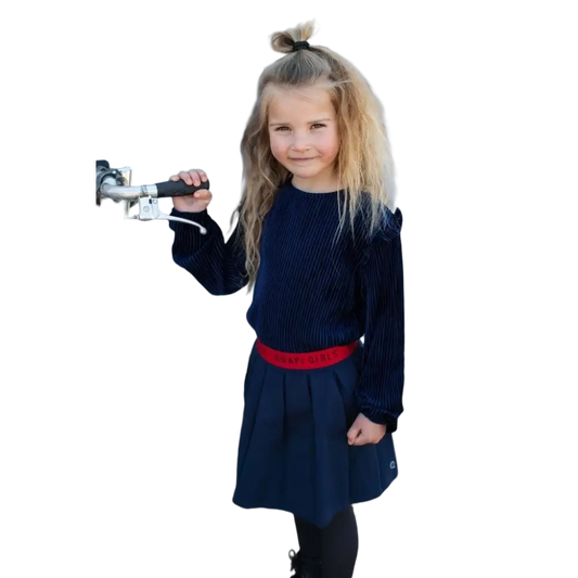 Rok -- Klasien - 92 / Blauw - kinderkleding