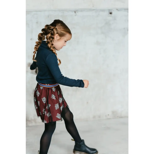 Rok -- Snake - 146/152 / Rood - kinderkleding