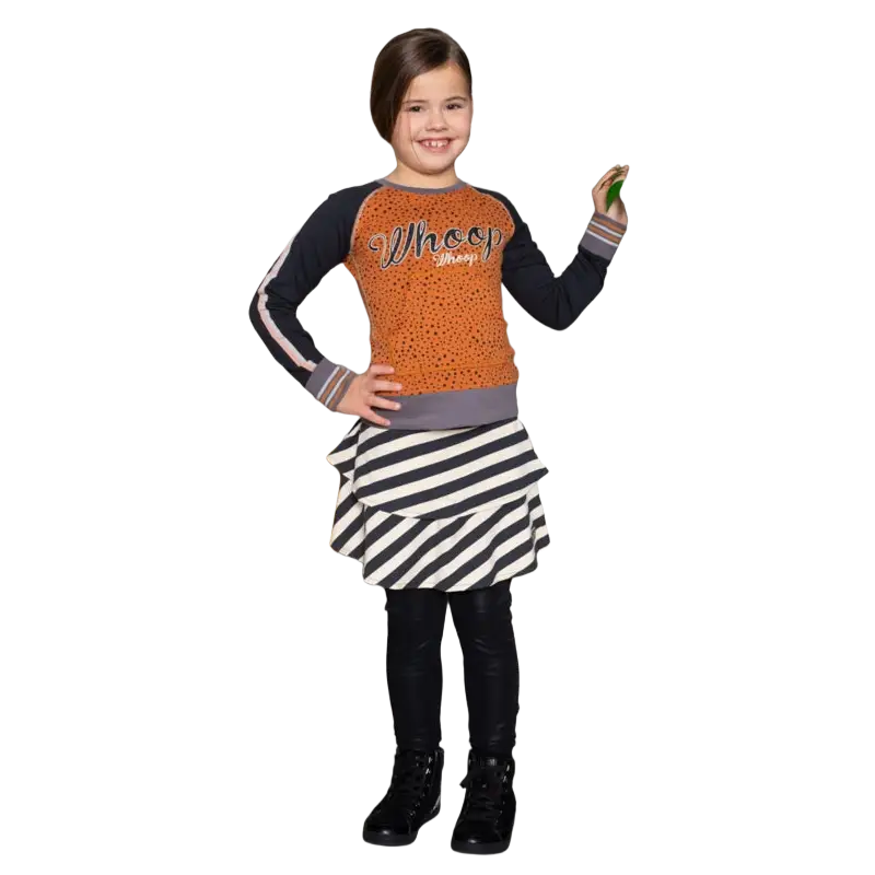 Rok -- Stripes - 158/164 / Zwart - kinderkleding