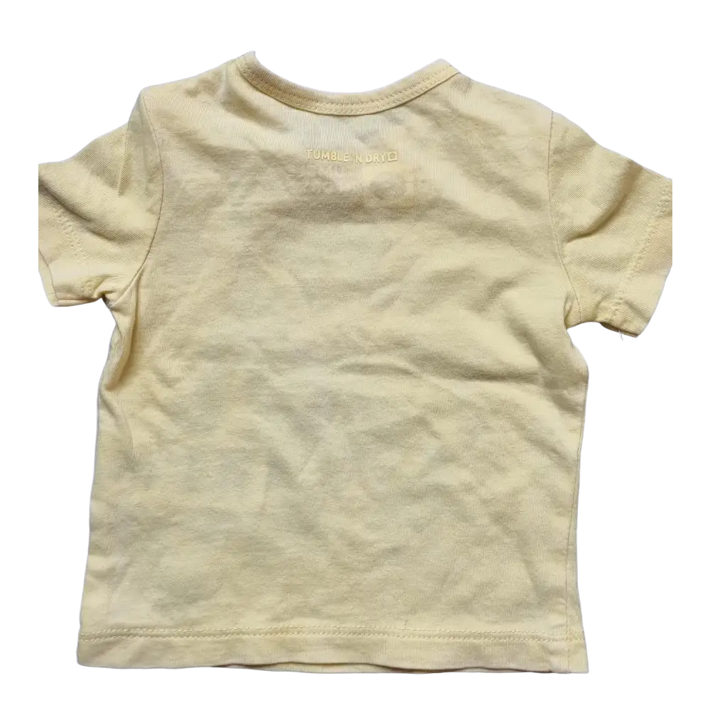 Shortsleeves -- Big Monster - 50 / Geel - kinderkleding