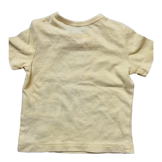 Shortsleeves -- Big Monster - 50 / Geel - kinderkleding