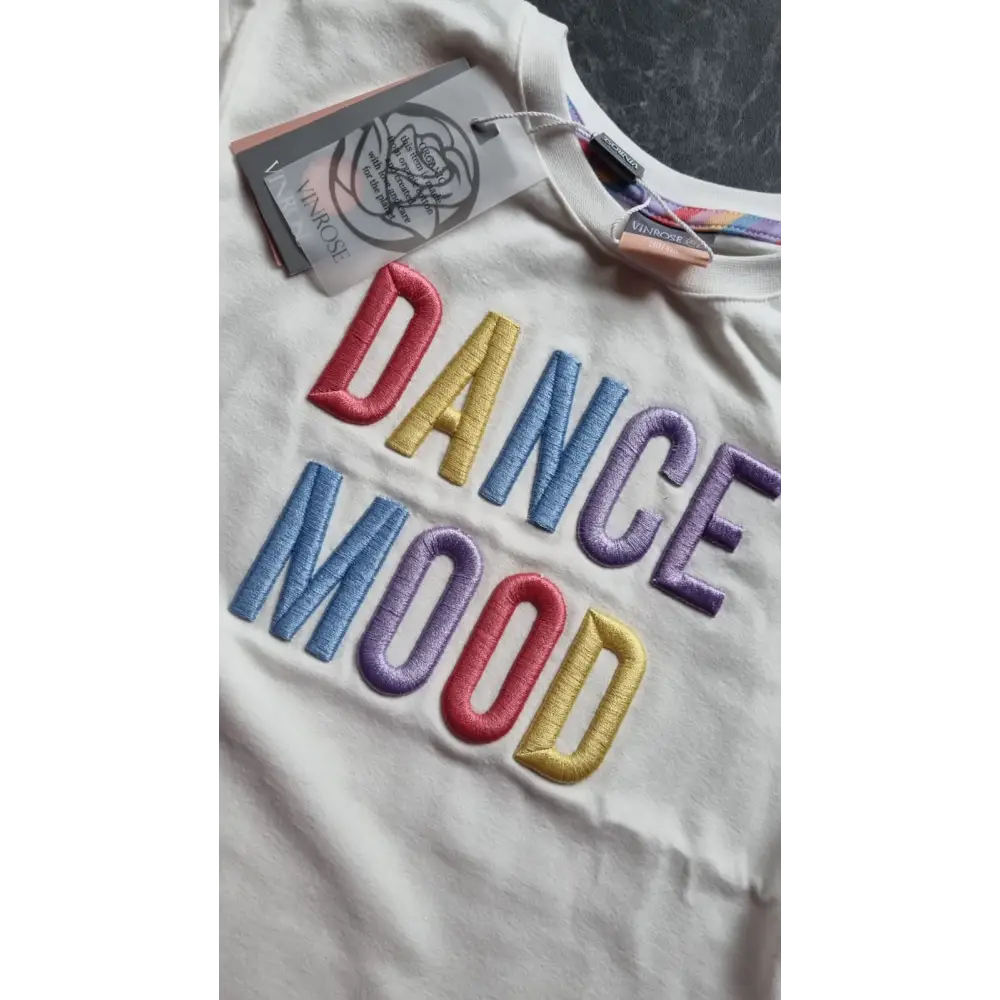 Shortsleeves -- Dance - 110/116 / Wit - kinderkleding