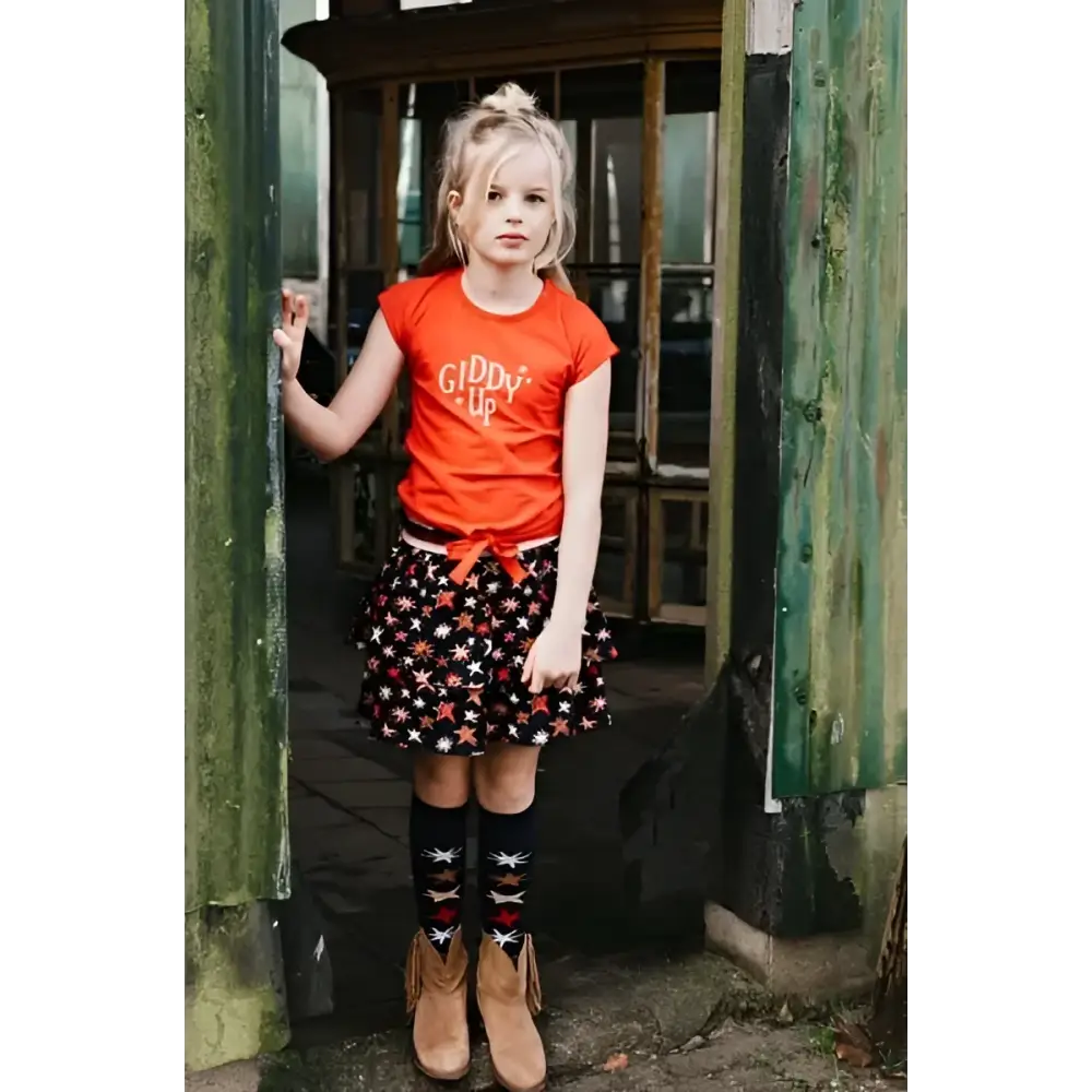 Shortsleeves Giddy 158/164 / Rood kinderkleding