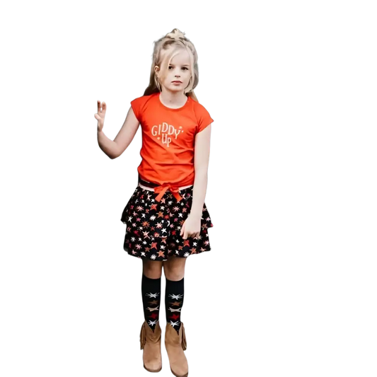 Shortsleeves -- Giddy - 158/164 / Rood - kinderkleding