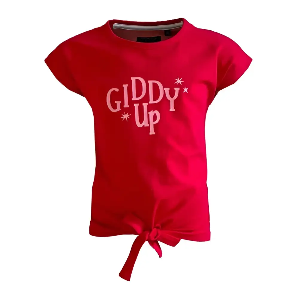 Shortsleeves Giddy 158/164 / Rood kinderkleding