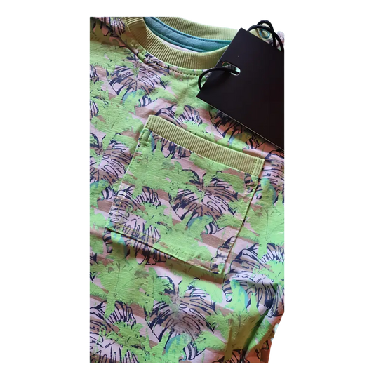 Shortsleeves -- Ives - 74 / Groen - kinderkleding