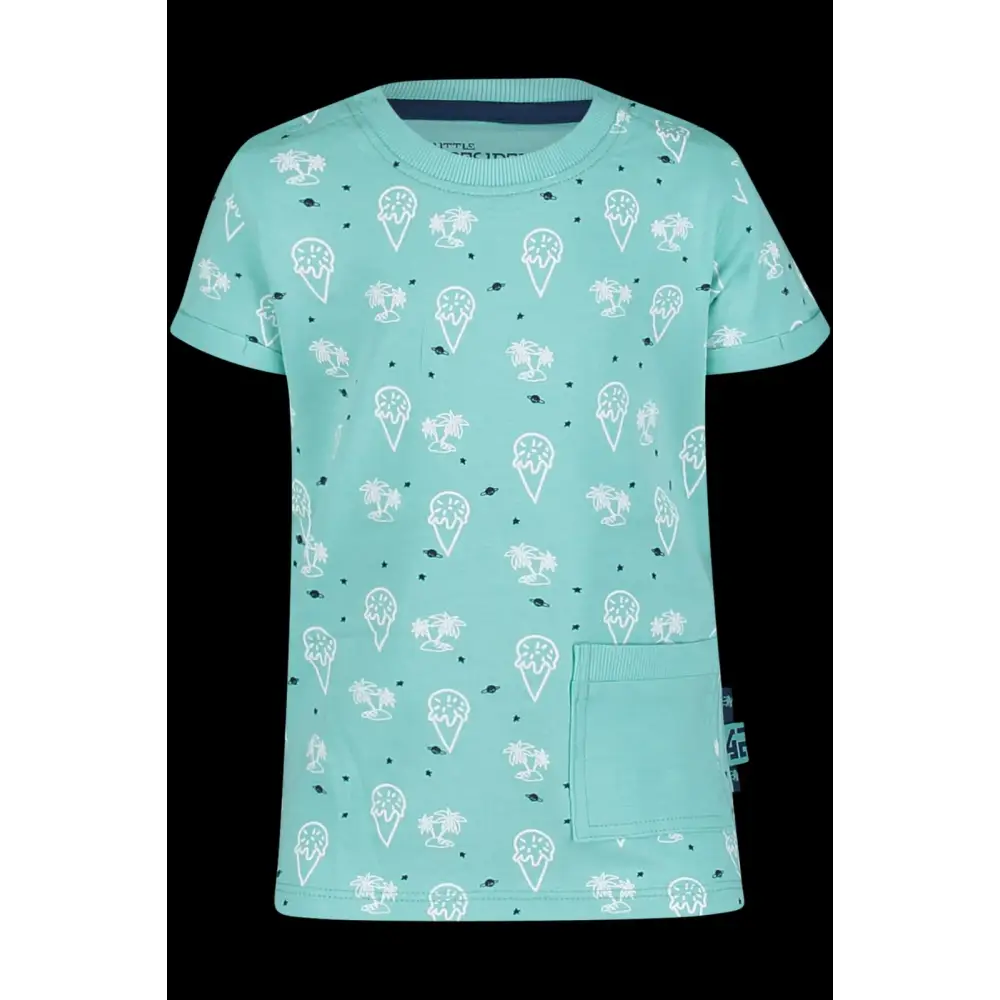 Shortsleeves Joey 74 / Blauw kinderkleding