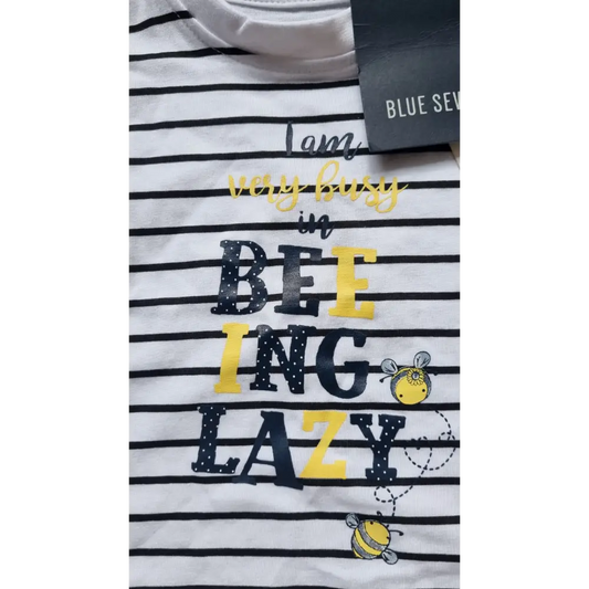 Shortsleeves -- Lazy - 62 / Wit - kinderkleding