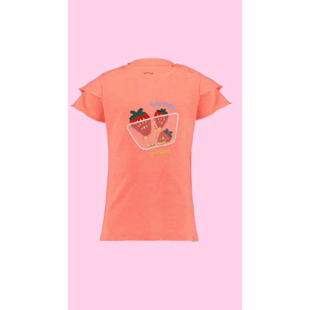 Shortsleeves -- Liliana - 116 / Oranje - kinderkleding