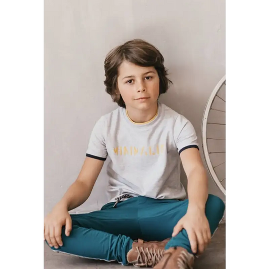 Shortsleeves -- Minimalize - 98/104 / Grijs - kinderkleding