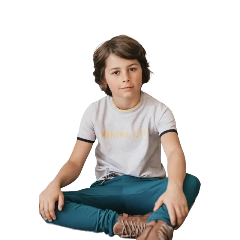 Shortsleeves -- Minimalize - 98/104 / Grijs - kinderkleding