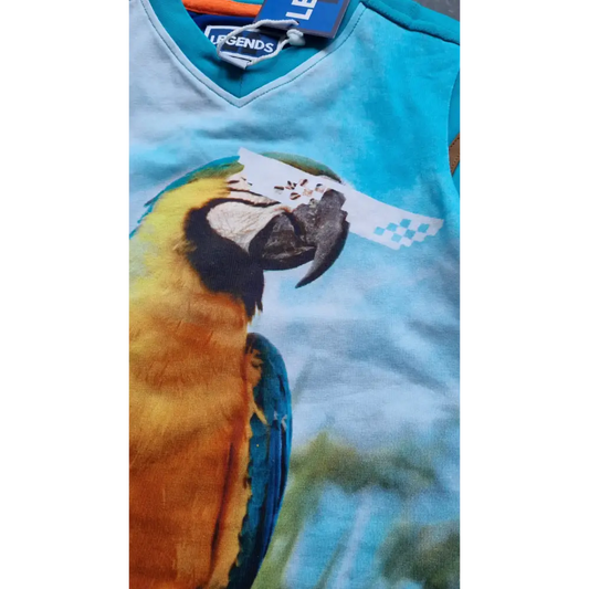 Shortsleeves -- Oktay - 86/92 / Blauw - kinderkleding