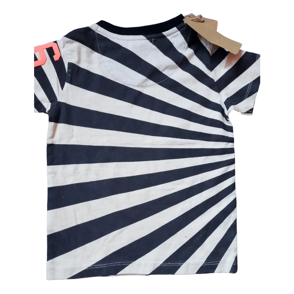 Shortsleeves -- Stripes - 98 / Zwart - kinderkleding