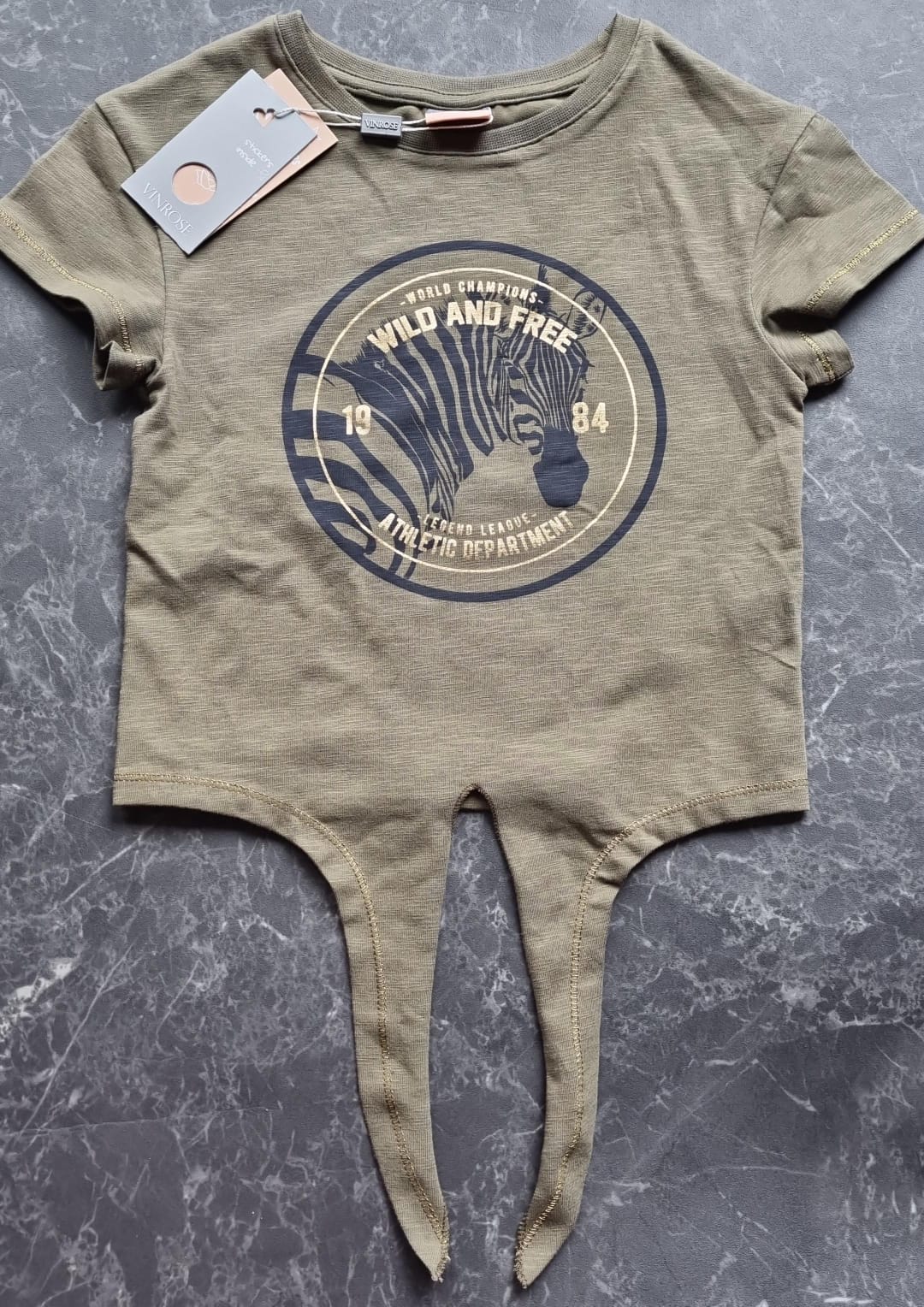 Shortsleeves -- Wild and Free - 98/104 / Groen - kinderkleding