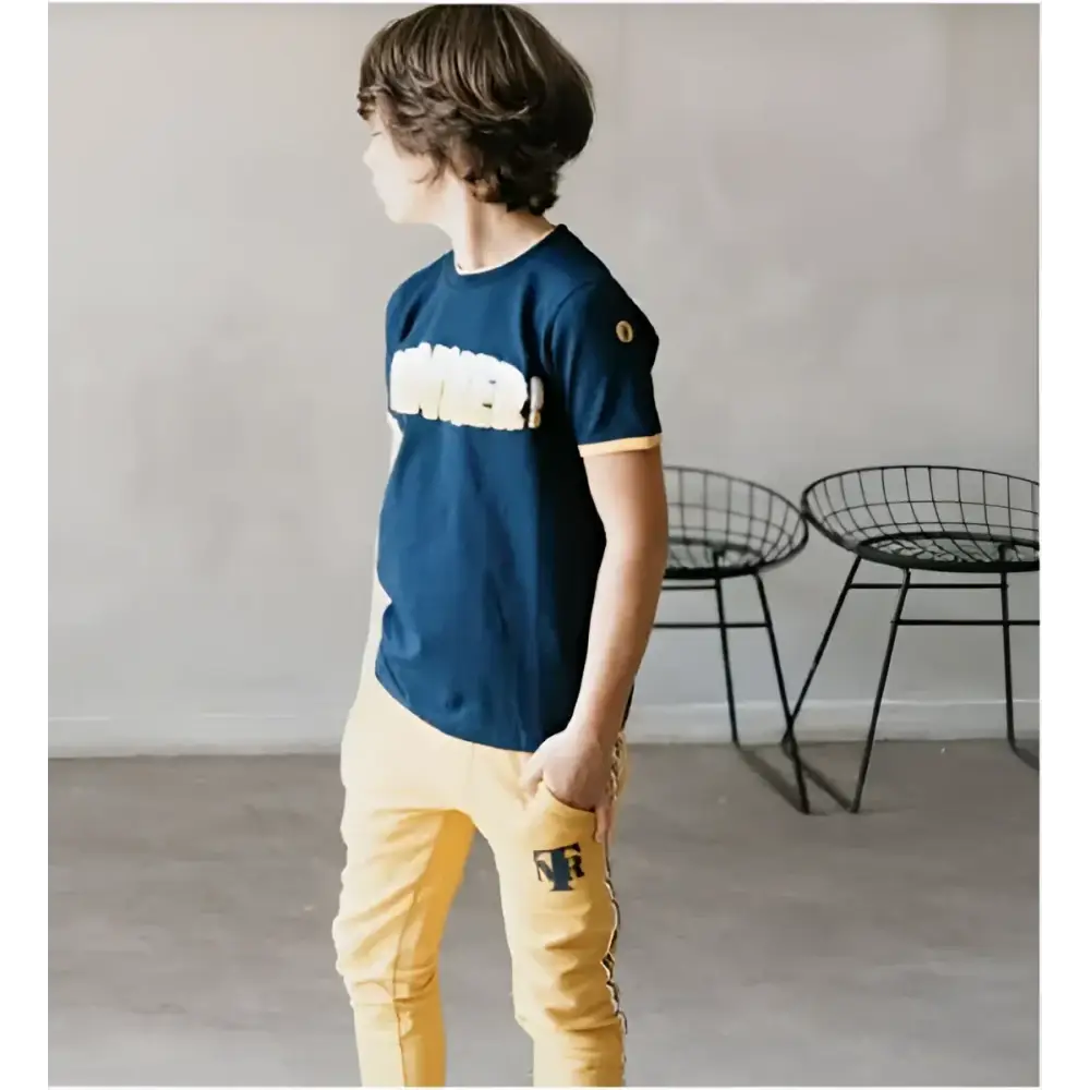 Shortsleeves -- Winner - 98/104 / Blauw - kinderkleding