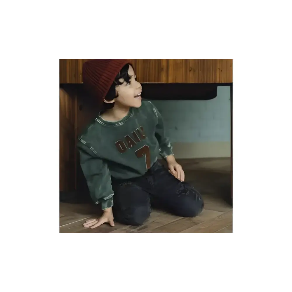 Sweater -- Crewneck College - 104 / Grijs - kinderkleding