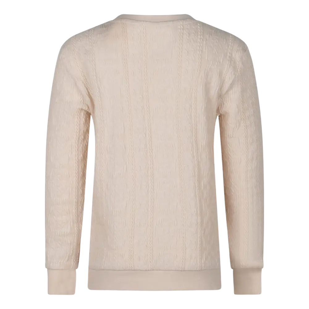 Sweater -- Crewneck Structure - kinderkleding