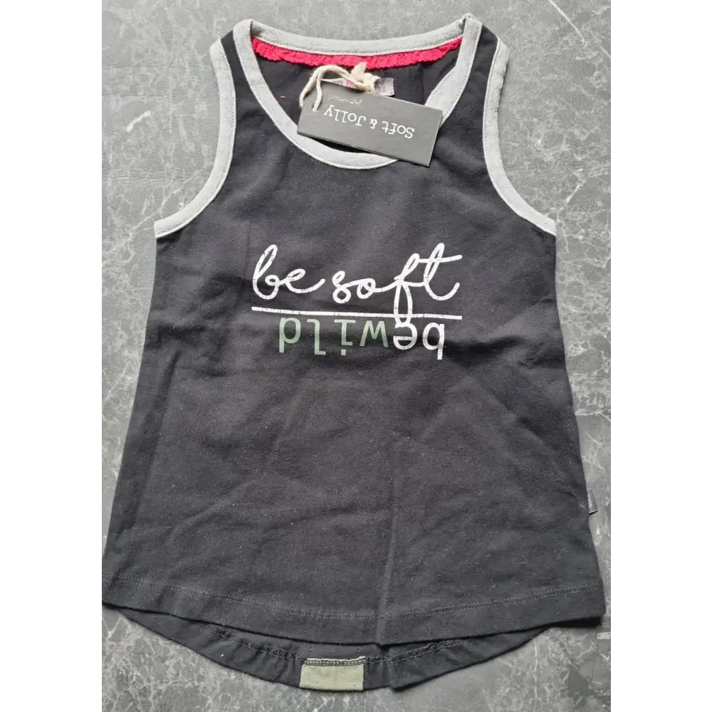Top -- Soft - 98/104 / Zwart - kinderkleding