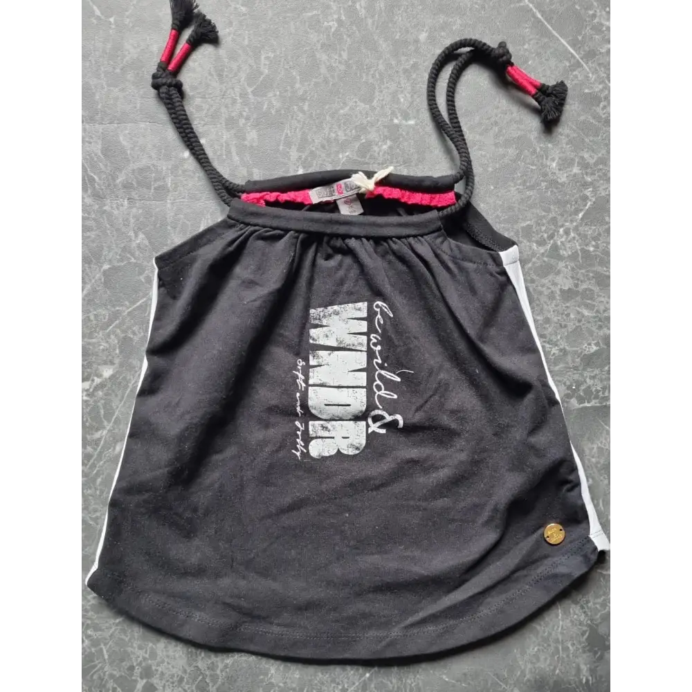 Top Wild 98/104 / Zwart kinderkleding