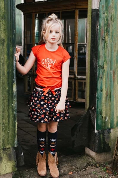 Shortsleeve -- Giddy - 158/164 / Rood - kinderkleding