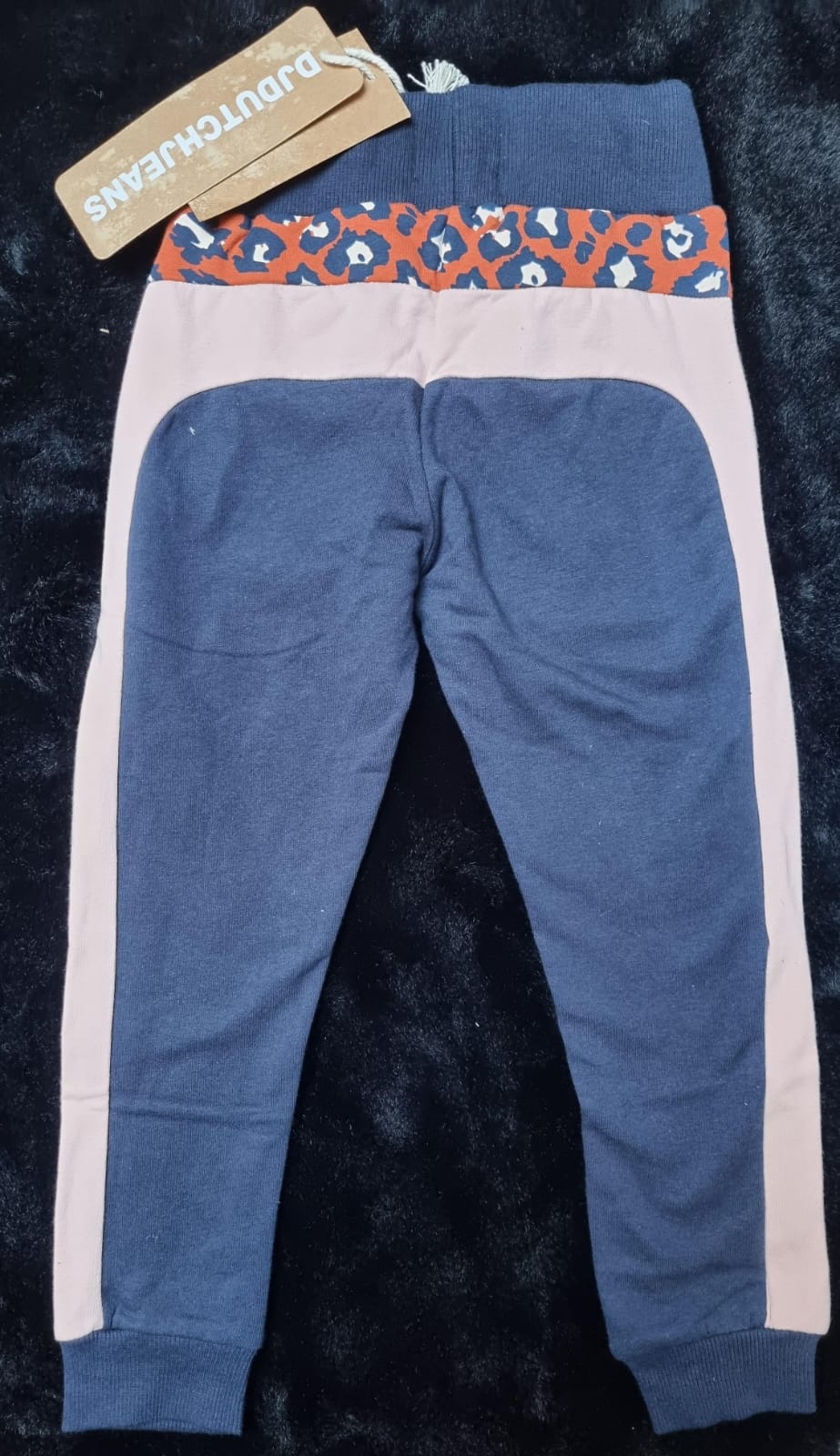 Joggingbroek -- Luipaard - 104 / Blauw - kinderkleding