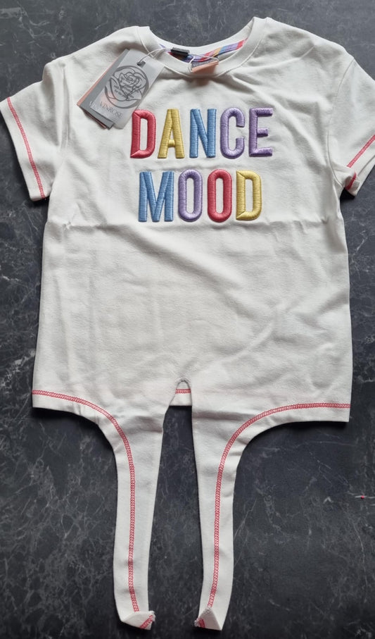 Shortsleeve -- Dance - 110/116 / Wit - kinderkleding