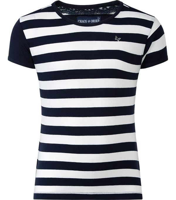 Shortsleeve -- Roxy Stripe - 98/104 / Blauw - kinderkleding