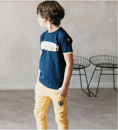 Shortsleeve -- Winner - 98/104 / Blauw - kinderkleding